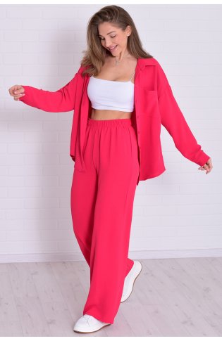 Костюм женский 5-352е (алый) от компании Новое Кимоно, г. Иваново