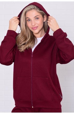 Костюм женский 5-356а (бордо) от компании Новое Кимоно, г. Иваново