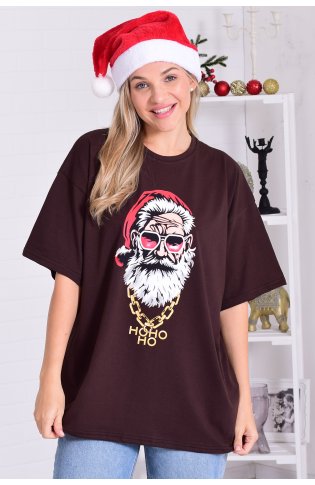 Футболка базовая 6-215е (шоколад) от компании Новое Кимоно, г. Иваново