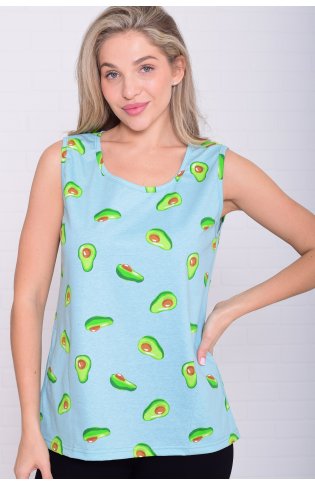 Майка женская 6-217х (авокадо) от компании Новое Кимоно, г. Иваново