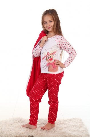 Пижама детская 7-108а (красный) от компании Новое Кимоно, г. Иваново