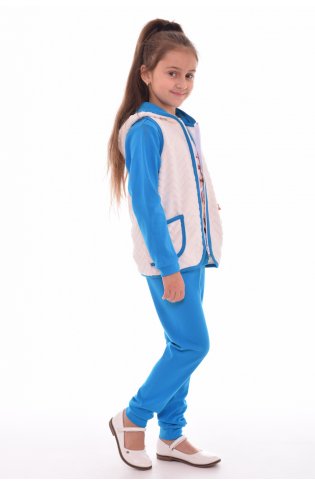 Пижама детская 7-116г (бирюза+молоко) от компании Новое Кимоно, г. Иваново