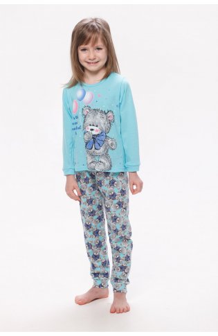Пижама детская 7-123а (голубой), от компании Новое Кимоно, г. Иваново