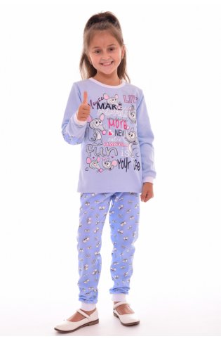 Пижама детская 7-159а (голубой) от компании Новое Кимоно, г. Иваново