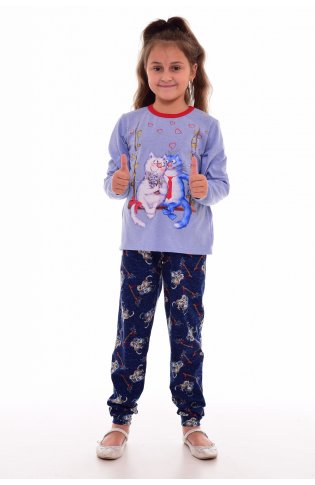 Пижама детская 7-226а (голубой) от компании Новое Кимоно, г. Иваново