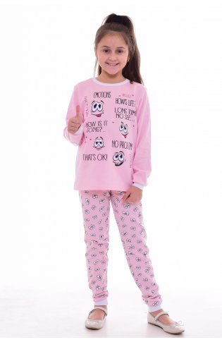 Пижама детская 7-254а (розовый) от компании Новое Кимоно, г. Иваново