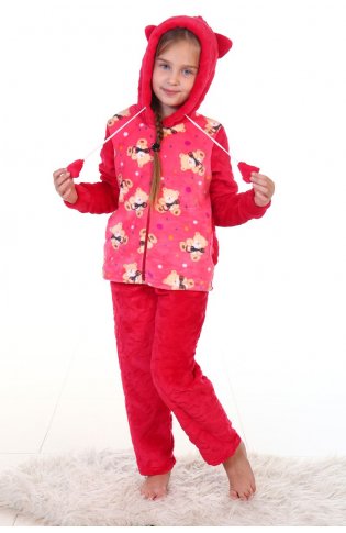 Пижама детская 7-99в (красный) от компании Новое Кимоно, г. Иваново