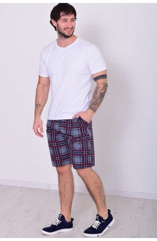 Шорты мужские 9-173б (серый+бордо) от компании Новое Кимоно, г. Иваново