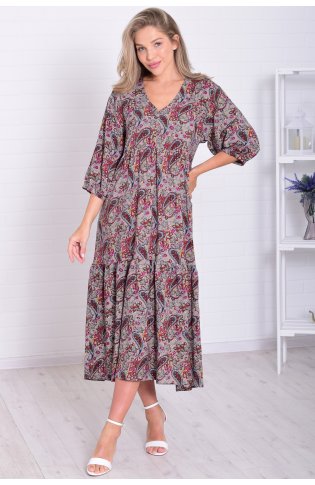 *Платье женское Ф-1-074б (капучино) от компании Новое Кимоно, г. Иваново