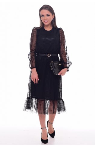 *Платье женское Ф-1-067а (черный) от компании Фореска 37, г. Иваново