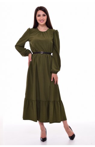 *Платье женское Ф-1-069г (хаки) от компании Фореска 37, г. Иваново