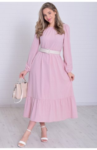 *Платье женское Ф-1-069и (пудра) от компании Новое Кимоно, г. Иваново