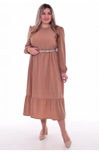 *Платье женское Ф-1-069л (капучино) от компании Новое Кимоно, г. Иваново