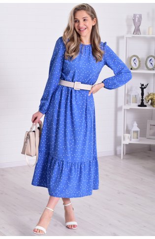 *Платье женское Ф-1-069о (индиго) от компании Новое Кимоно, г. Иваново