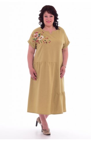 *Платье женское Ф-1-29в (салатовый) от компании Новое Кимоно, г. Иваново