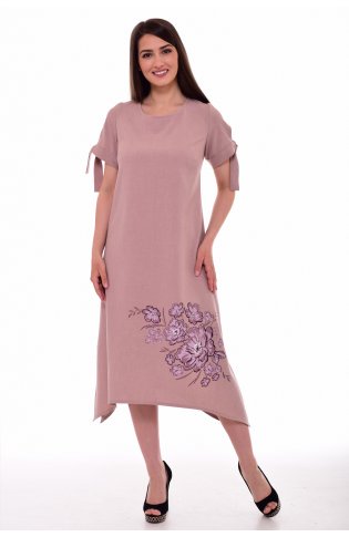 *Платье женское Ф-1-34ж (сухая роза) от компании Новое Кимоно, г. Иваново