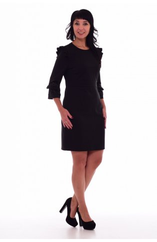 *Платье женское Ф-1-44а (чёрный) от компании Новое Кимоно, г. Иваново