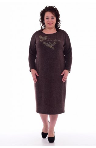 *Платье женское Ф-1-46г (шоколад) от компании Новое Кимоно, г. Иваново