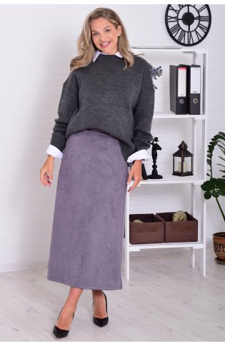 *Юбка женская Ф-9-010а (серый) от компании Новое Кимоно, г. Иваново