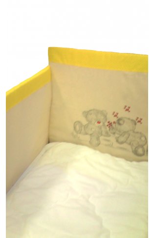 Товар Бортики в детскую кроватку "TEDDY"фотопечать со съёмными чехлами от компании Леди-текс