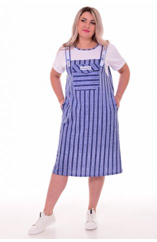 Платье женское 4-083 (голубой) от компании Новое Кимоно, г. Иваново