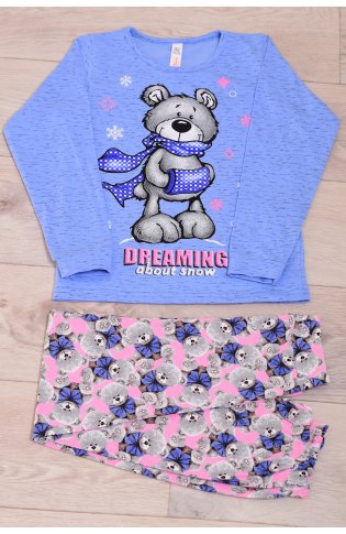 Пижама подростковая 12-102а (розовый) Тедди от компании Новое Кимоно, г. Иваново