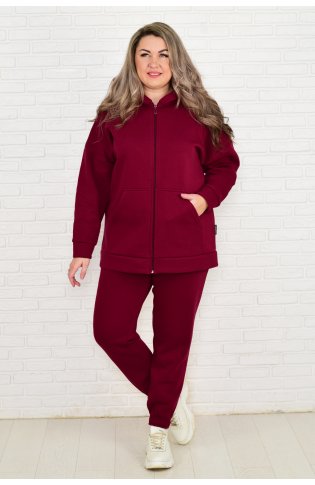 Костюм женский 5-313е (марсала) от компании Новое Кимоно, г. Иваново