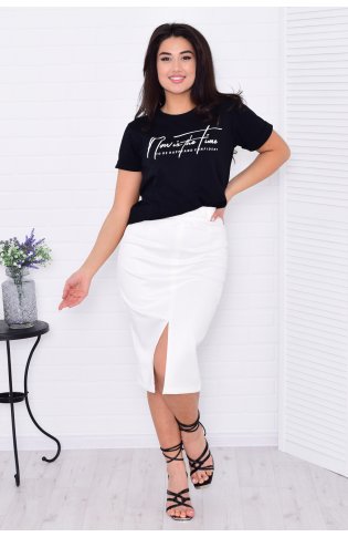 *Юбка женская Ф-9-08б (молоко) от компании Новое Кимоно, г. Иваново