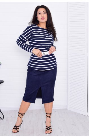 *Юбка женская Ф-9-08г (синий) от компании Новое Кимоно, г. Иваново