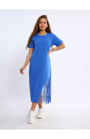 Платье женское 4-108д (васильковый) от компании Новое Кимоно, г. Иваново