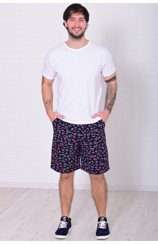 Шорты мужские 9-173к (синий перчик) от компании Новое Кимоно, г. Иваново