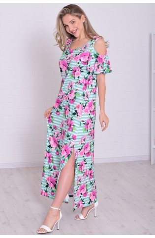 Платье женское 4-114г (ментол) от компании Новое Кимоно, г. Иваново