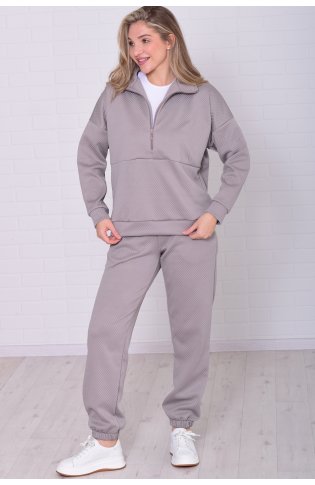 Костюм женский 5-354д (серый) от компании Новое Кимоно, г. Иваново