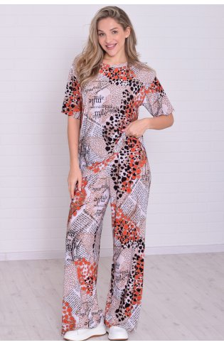 Костюм женский 5-353г (оранжевый) от компании Новое Кимоно, г. Иваново