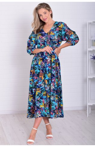 *Платье женское Ф-1-074а (изумруд) от компании Новое Кимоно, г. Иваново