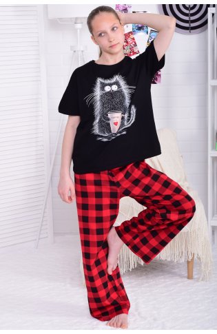 Пижама детская 7-315а (красный) от компании Новое Кимоно, г. Иваново