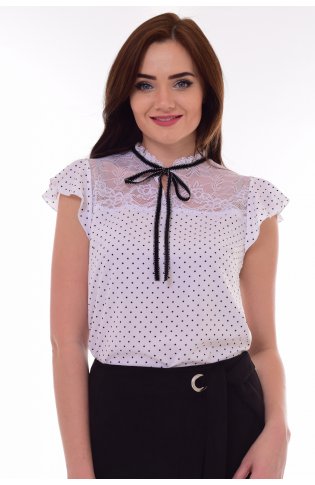 *Туника женская Ф-2-23 (белый) от компании Новое Кимоно, г. Иваново