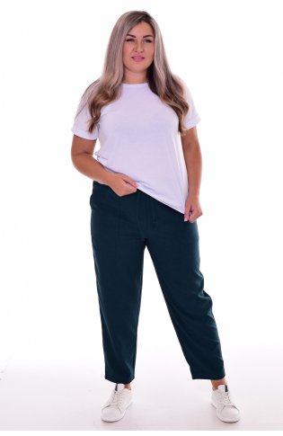 *Брюки женские Ф-8-05д (изумруд) от компании Новое Кимоно, г. Иваново