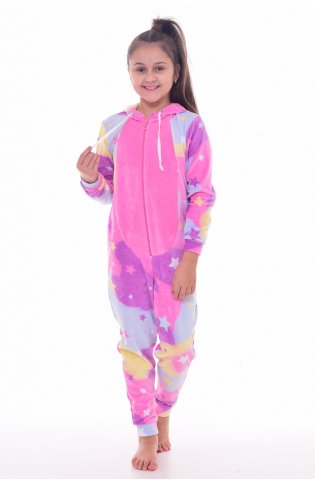 Пижама детская Кигуруми Единорог 7-268 (розовый) от компании Новое Кимоно, г. Иваново