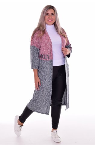 *Кардиган женский Ф-7-012б (бордо) от компании Новое Кимоно, г. Иваново