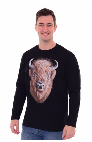 Футболка мужская 9-149 (черный) от компании Новое Кимоно, г. Иваново