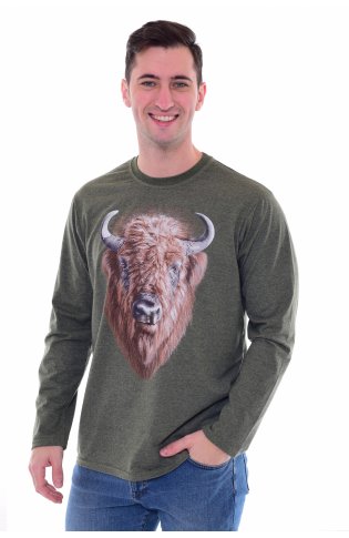 Футболка мужская 9-149б (хаки) от компании Новое Кимоно, г. Иваново