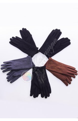 Перчатки женские, велсофт от компании Палитра-Текстиль (ИП Баранова Н.В.), г. Кохма