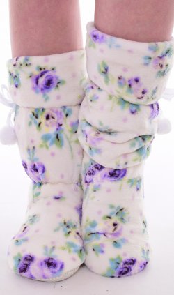 Носки домашние 10-01а (фиолетовый) от компании Новое Кимоно, г. Иваново