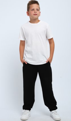 Брюки подростковые 11-071 (черный) от компании Новое Кимоно, г. Иваново