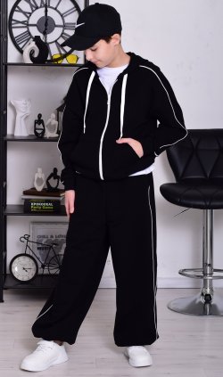 Костюм подростковый 11-077 (черный) от компании Новое Кимоно, г. Иваново