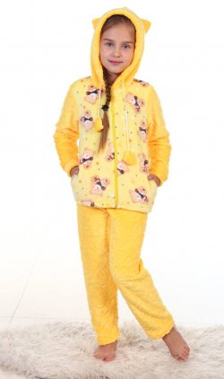 Пижама подростковая 12-03 (желтый) от компании Новое Кимоно, г. Иваново