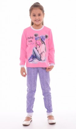 Пижама подростковая 12-030 (розовый) от компании Новое Кимоно, г. Иваново