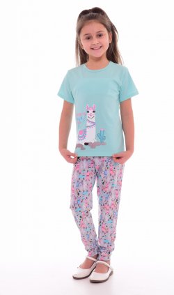 Пижама подростковая 12-037 (ментол+розовый), от компании Новое Кимоно, г. Иваново