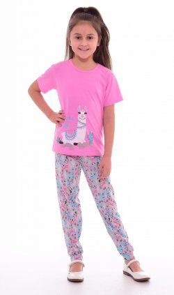 Пижама подростковая 12-037а (розовый), от компании Новое Кимоно, г. Иваново
